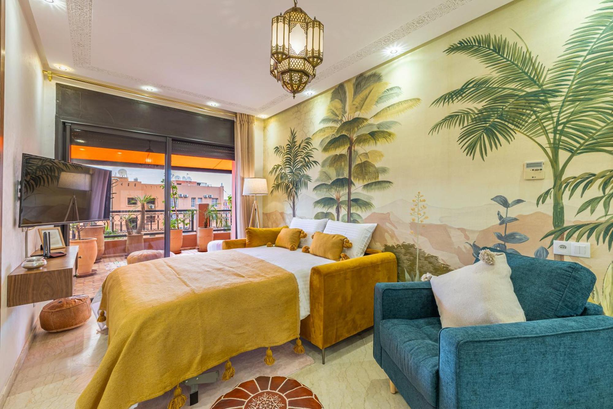 Le Jasmin - Appartement Authentique A Gueliz Marrakesh Exterior foto