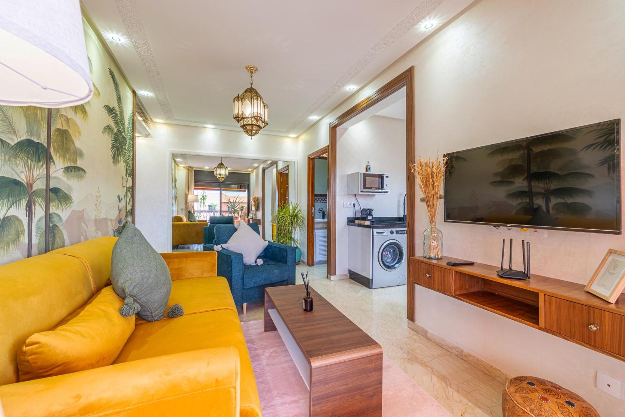 Le Jasmin - Appartement Authentique A Gueliz Marrakesh Exterior foto